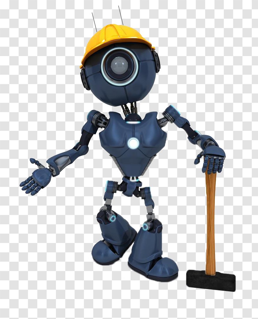 Hammer Stock Photography Robot - Holding A Transparent PNG
