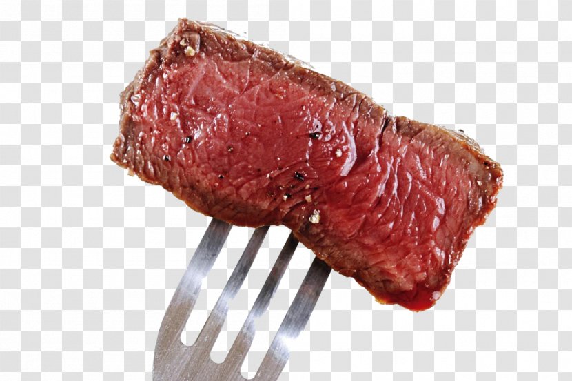 Steak Meat Beef Eating Cooking - Flower Transparent PNG