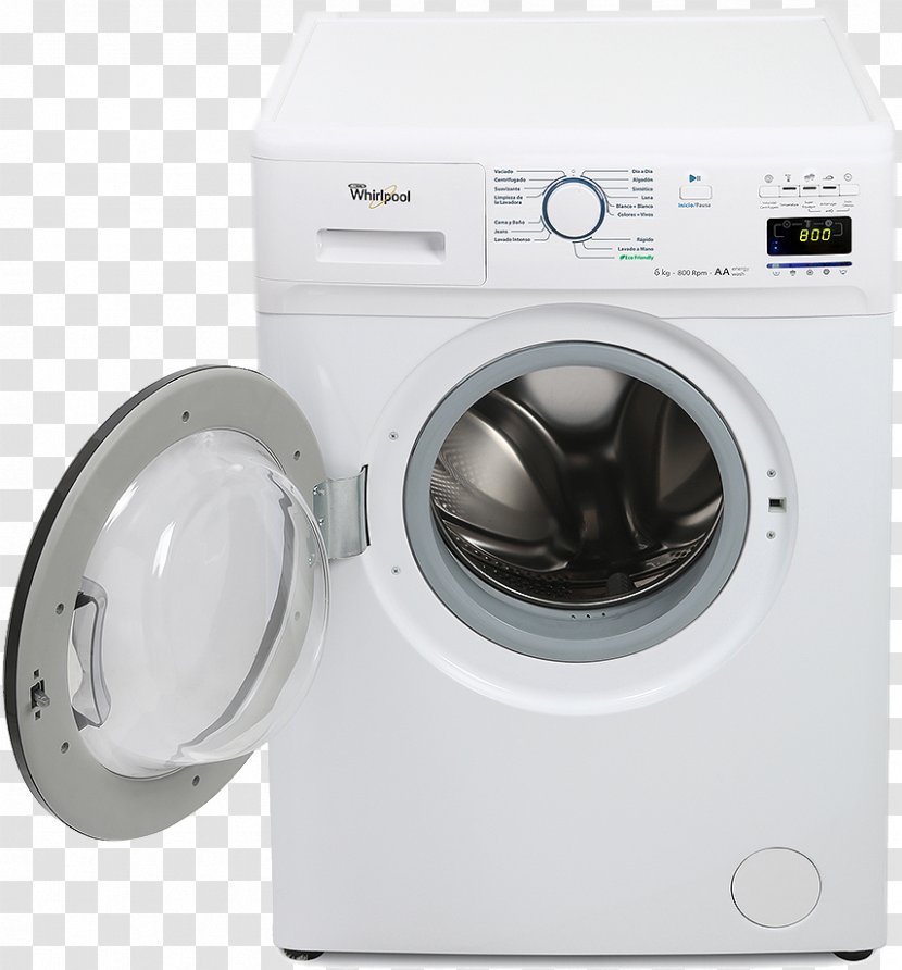 Washing Machines Clothes Dryer Whirlpool Corporation Refrigerator - Agitator Transparent PNG