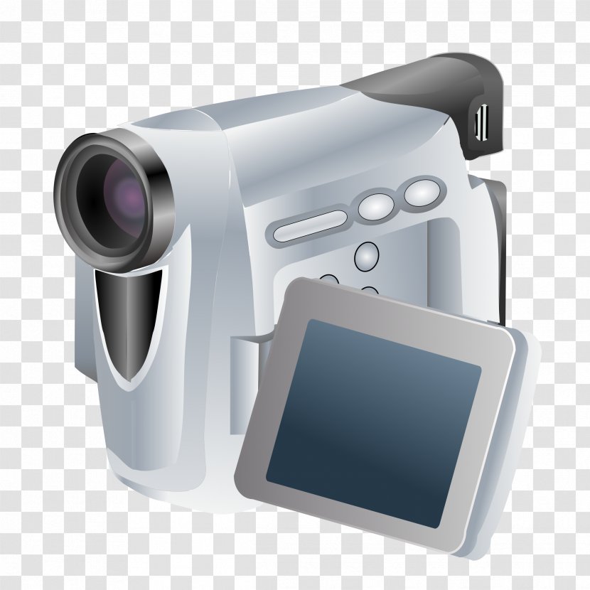 Digital Video Cameras Camcorder Clip Art - Camera Lens - Clipart Transparent PNG
