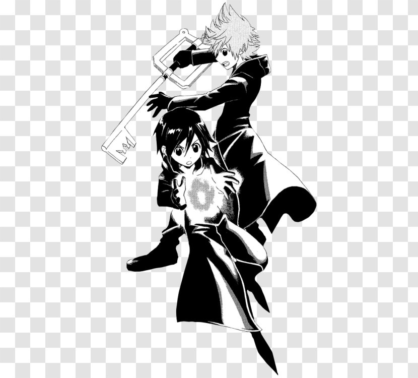 Kingdom Hearts Character Fan Art Drawing Roxas - Cartoon - Yuffie Kisaragi Transparent PNG