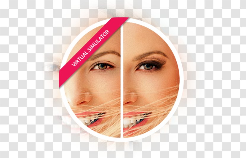 Eyebrow Eyelash Extensions Hair Coloring Beauty - Chin Transparent PNG