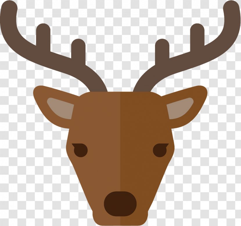 Reindeer Christmas - Antler - Fawn Moose Transparent PNG