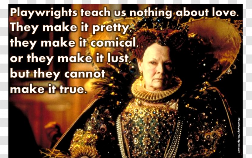 Shakespeare In Love Judi Dench Queen Elizabeth I Film Actor - Religion Transparent PNG