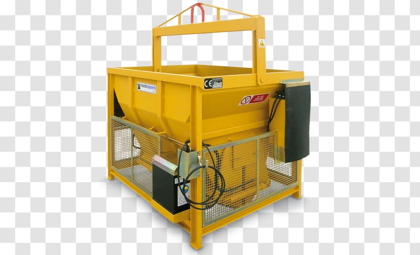 Concrete Machine Hydraulics Crane Bucket - Precast Transparent PNG