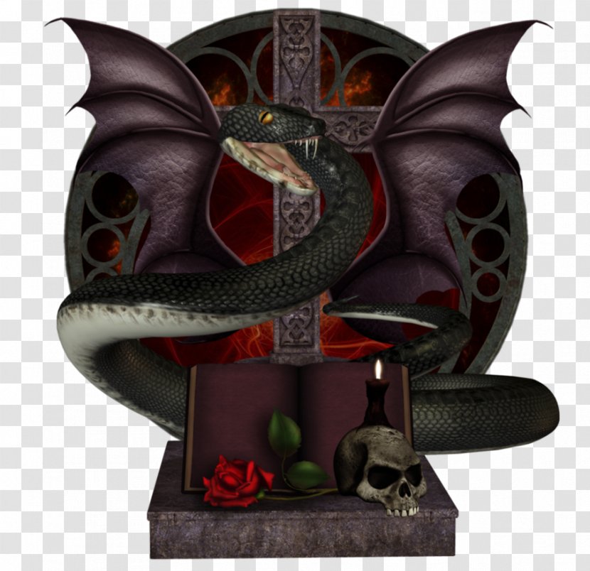Gothic Architecture Art Romanesque - Dragon - Black Magic Transparent PNG