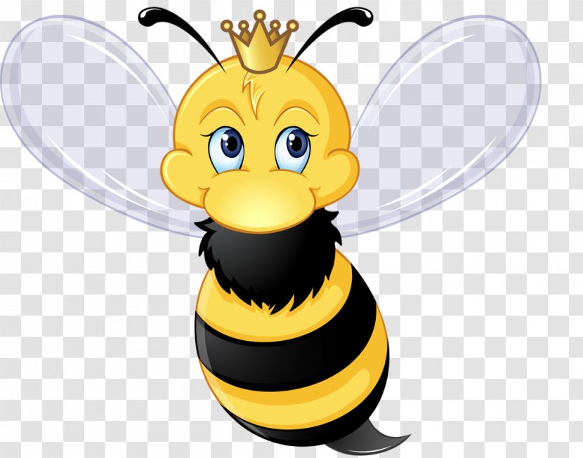 Honey Bee Queen Bumblebee Clip Art - Arthropod Transparent PNG