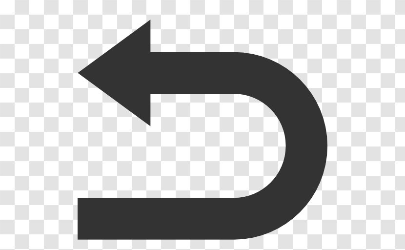 Download Logo - Text - Undo Symbol Transparent PNG