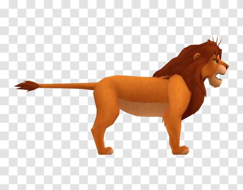 Lion Simba Kingdom Hearts Mufasa Nala - Cat Like Mammal Transparent PNG