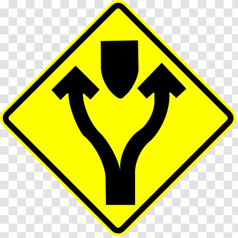 Warning Sign Intersection Traffic Yield - Yellow - Road Transparent PNG