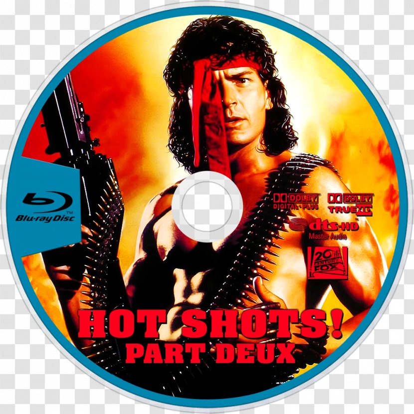 Charlie Sheen Hot Shots! Part Deux Blu-ray Disc Film - Poster Transparent PNG