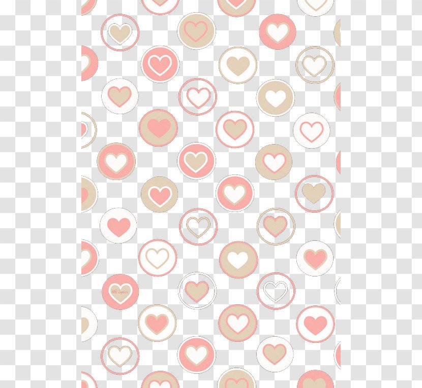 Small Floral Pattern Heart Element - Point Transparent PNG