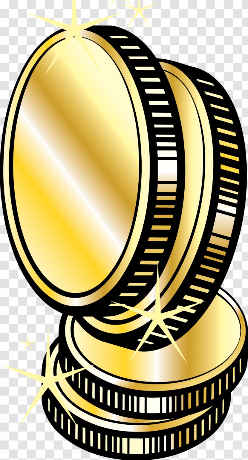 Money Clip Art - Trophy - Gold Coins Transparent PNG