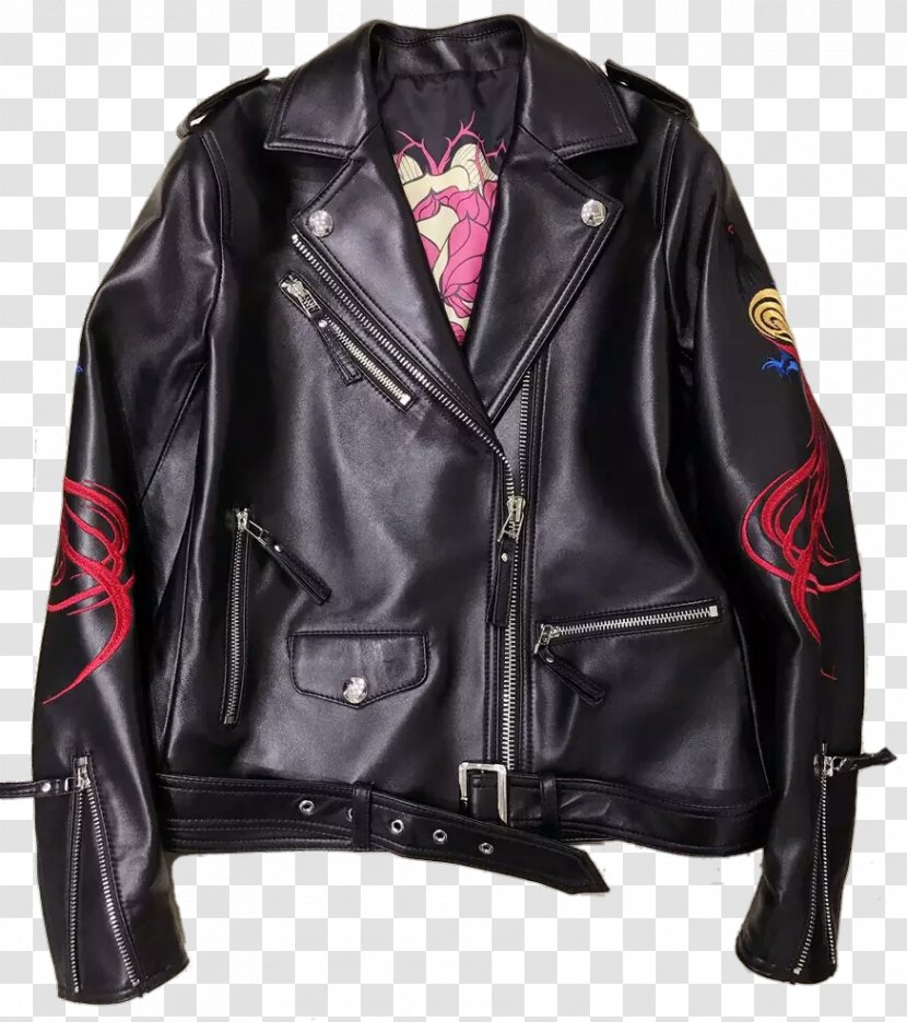 Leather Jacket Hoodie T-shirt Clothing - Textile - Jackets Transparent PNG