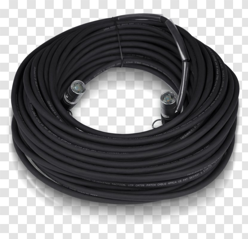 Coaxial Cable Electrical Category 5 Network Cables Twisted Pair - Ethercon - Hardware Transparent PNG