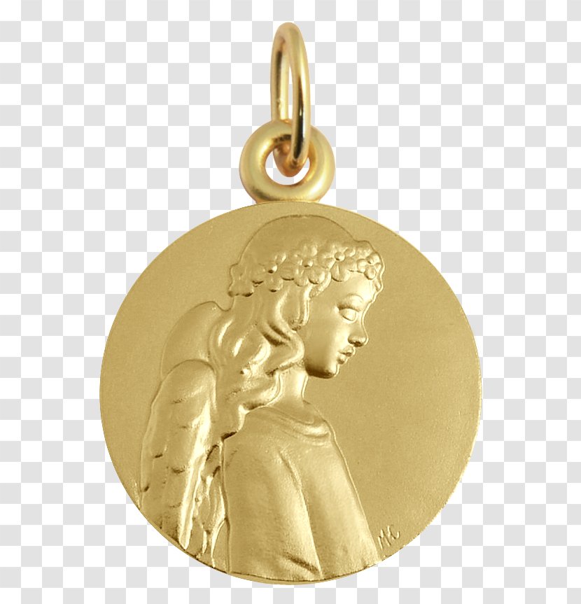 Gold Medal Locket Silver - Nun Transparent PNG