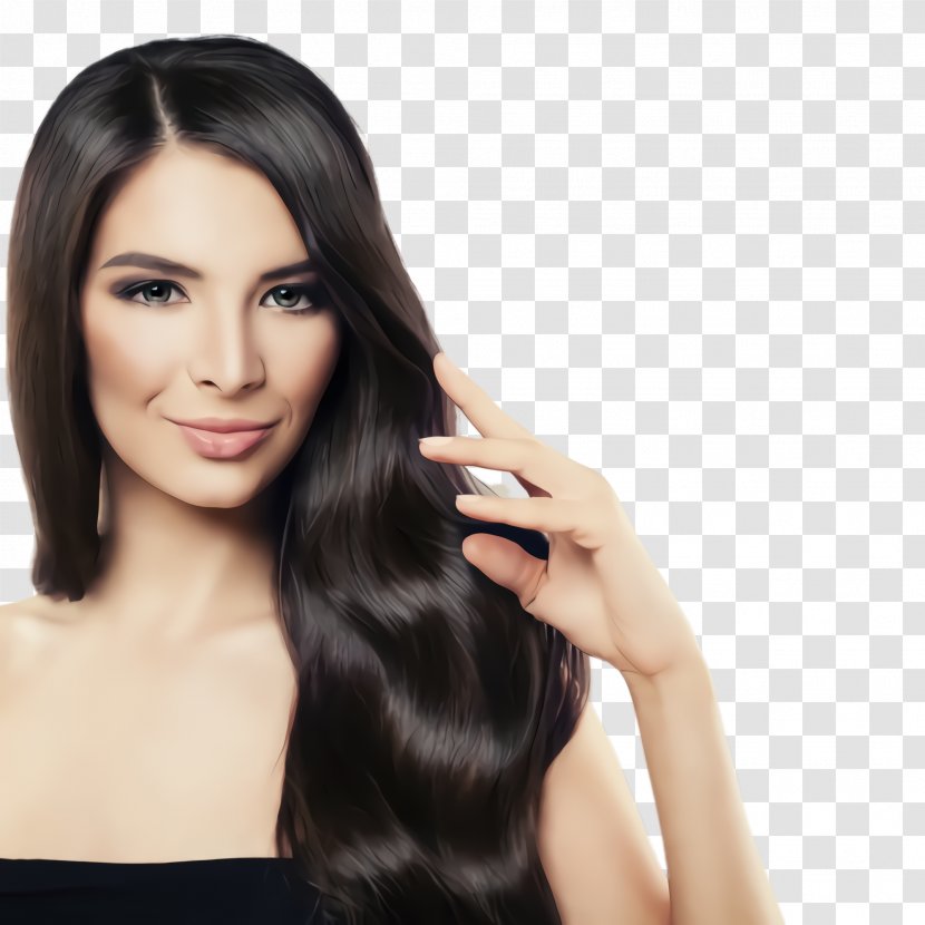 Hair Face Skin Hairstyle Black - Chin - Forehead Transparent PNG