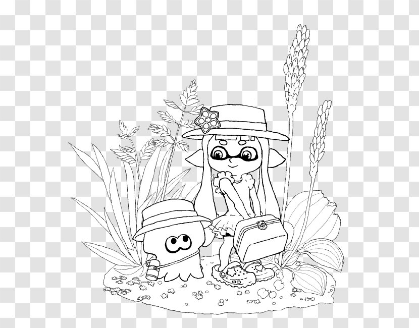 Vertebrate Line Art Drawing White Cartoon - Plant - Taro Transparent PNG