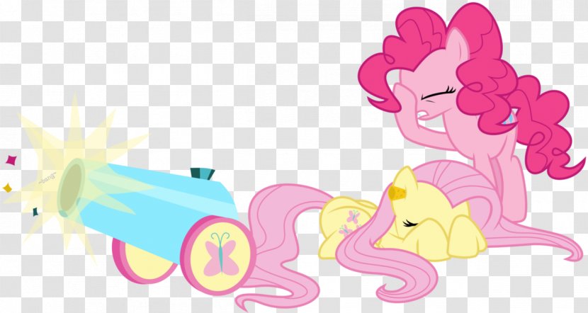 Pinkie Pie Fluttershy Twilight Sparkle Princess Luna Pony - Cartoon - Party Transparent PNG