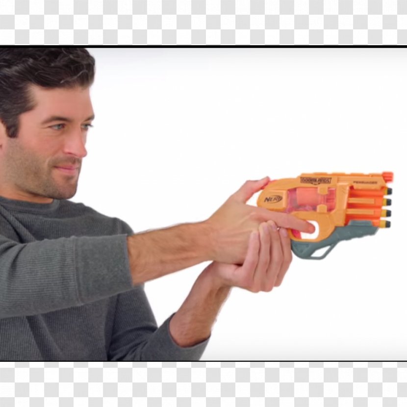 Nerf Raygun Hasbro Firearm Weapon - Thumb - Doom Transparent PNG