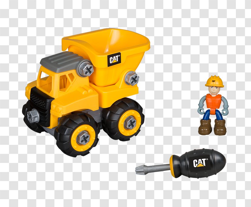 Caterpillar Inc. CAT Bulldozer / Sifter Junior Operator - Excavator - Work Site Machine Pairs Heavy Machinery Toystate Toy State Cat Dump Truck Construction Vehicle Maker OperatorKittens Transparent PNG