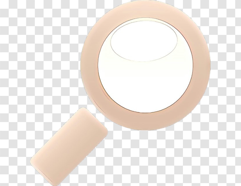 Beige Office Supplies Circle Box-sealing Tape Transparent PNG