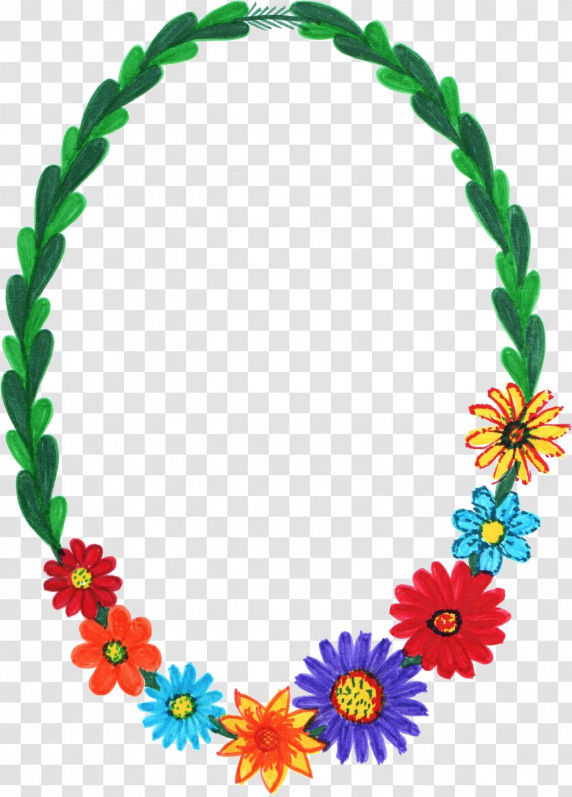 Flower Picture Frames Oval Clip Art - Petal - Border Transparent PNG