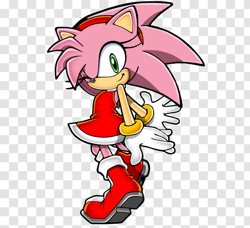 Sonic Advance 3 Battle CD Amy Rose Shadow The Hedgehog - Watercolor Transparent PNG