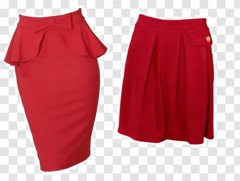 Skirt Fashion Clothing Red Elegance - Highheeled Footwear - Moda Transparent PNG