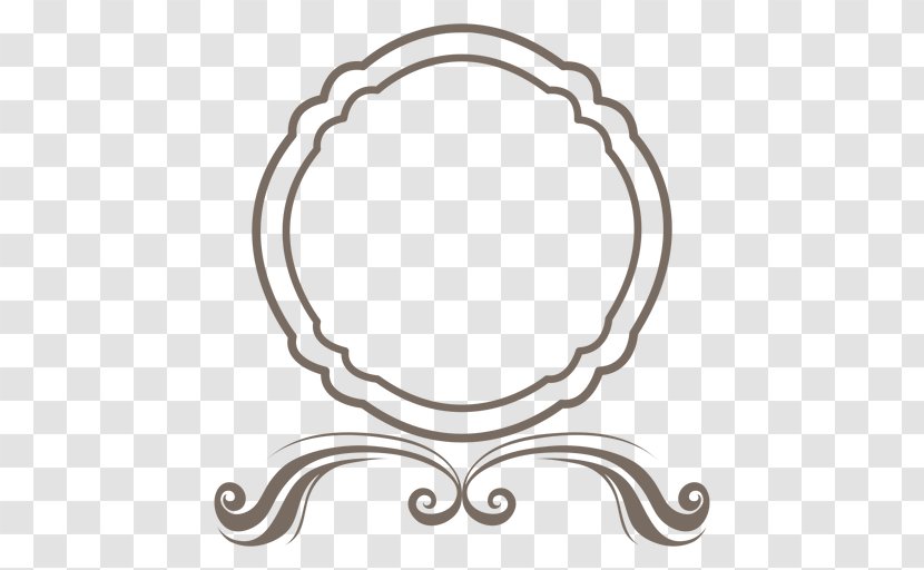 Picture Frame Ornament Clip Art - Vexel - Round Image Transparent PNG