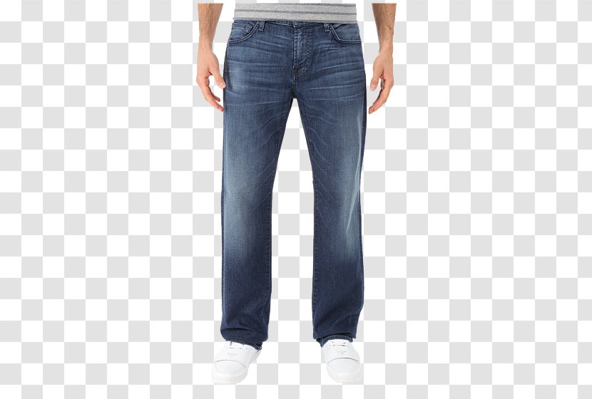 Jeans Slim-fit Pants 7 For All Mankind Denim Pocket - Blue Transparent PNG