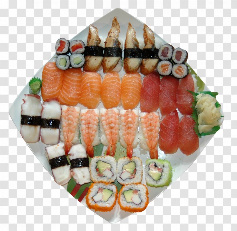 Sushi Japanese Cuisine Asian Philadelphia Roll Seafood - Food - Pic Transparent PNG