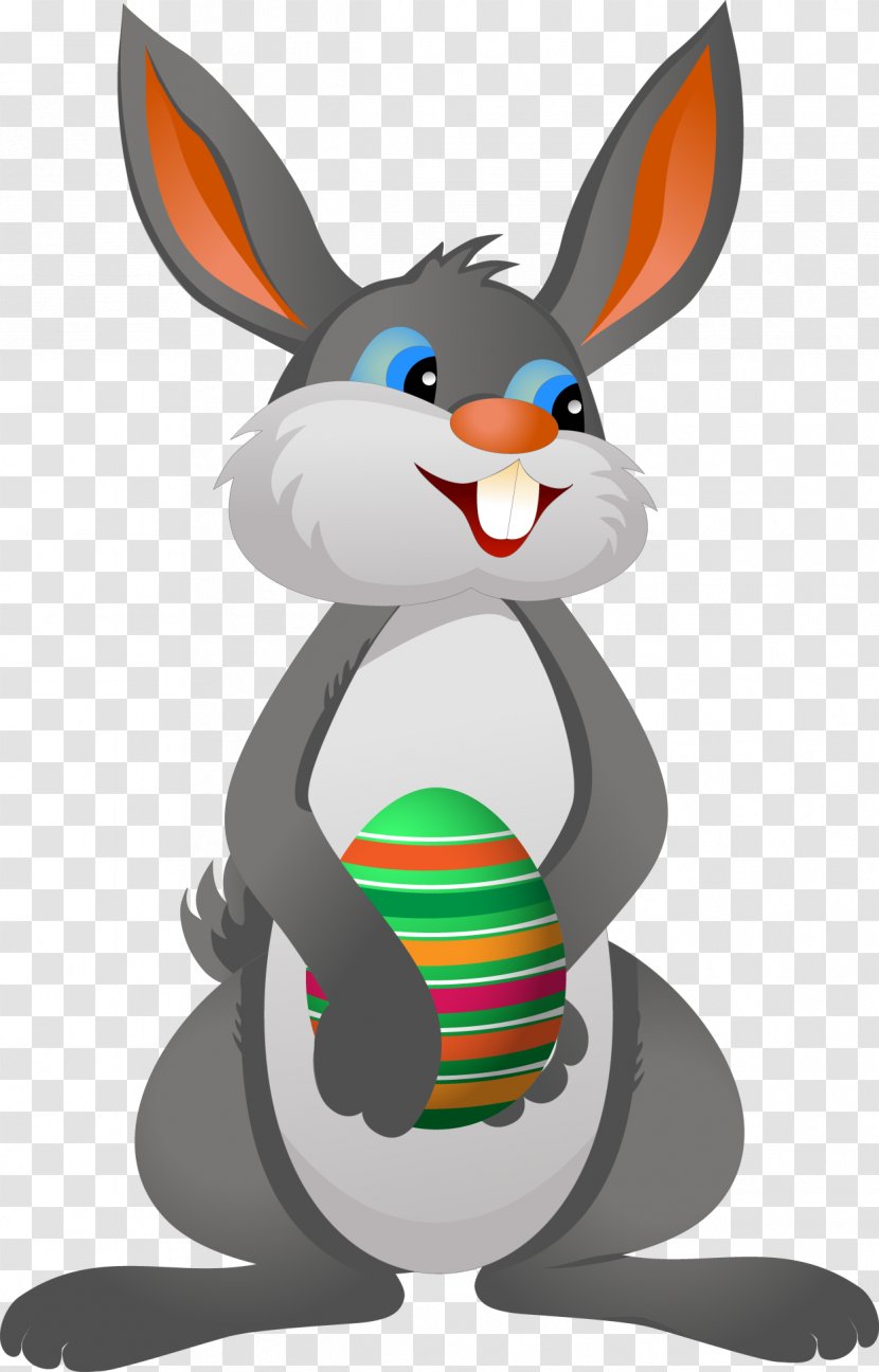 Easter Bunny Egg Hunt Clip Art - Rabbit Transparent PNG