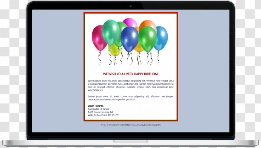 HTML Email Online Advertising Responsive Web Design - Marketing Campaign Transparent PNG