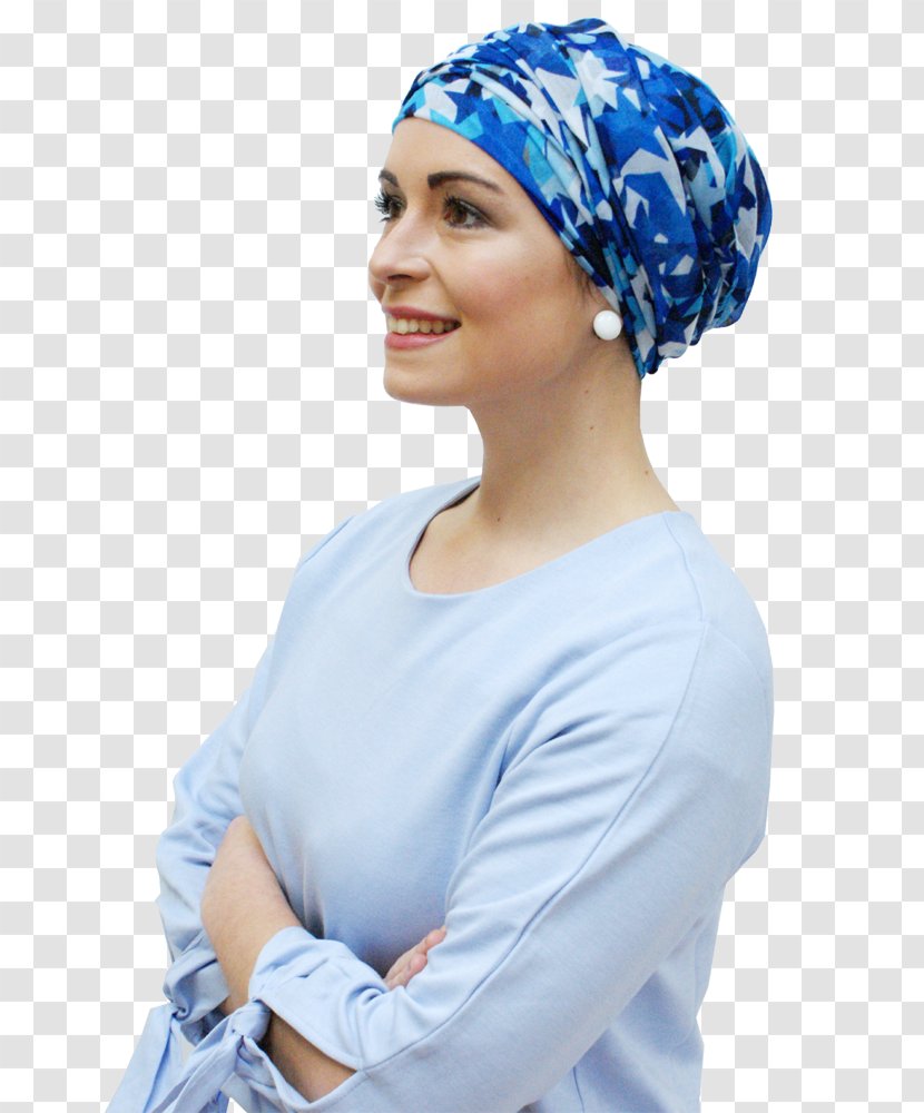 Headscarf Beanie Knit Cap Turban - Geometric Print Transparent PNG