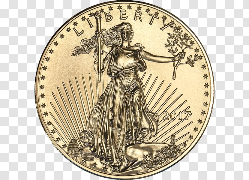 American Gold Eagle Bullion Coin - As An Investment Transparent PNG
