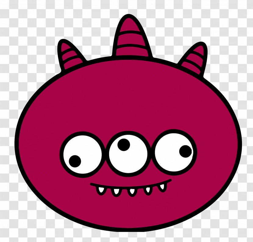 Monster Head Halloween Transparent PNG