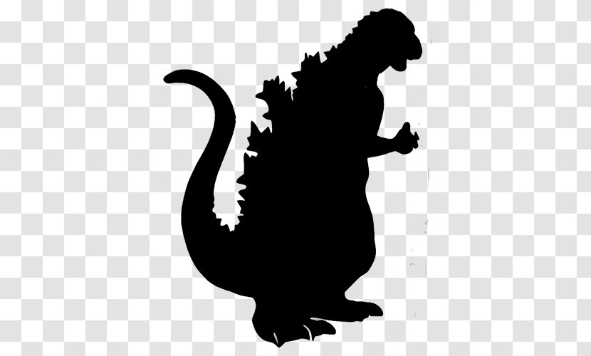 Godzilla Mothra Silhouette Clip Art - Fictional Character - Cliparts Transparent PNG