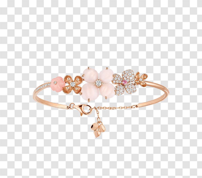 Chaumet Jewellery Bracelet Pink Earring - Watch - Hortensia Transparent PNG