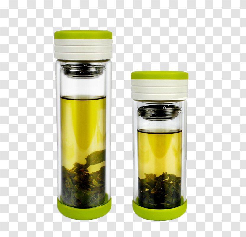 Tea Glass Cup Mug Tumbler - Bottle - Double Transparent PNG