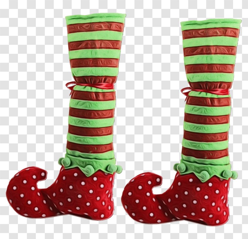 Christmas Stocking - Polka Dot - Dog Toy Transparent PNG