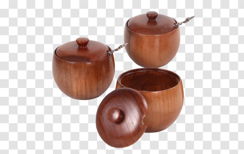 Wood Jar - Tableware - Wooden Transparent PNG