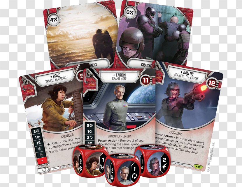 Star Wars: Destiny Luke Skywalker Grand Moff Tarkin Fantasy Flight Games Transparent PNG