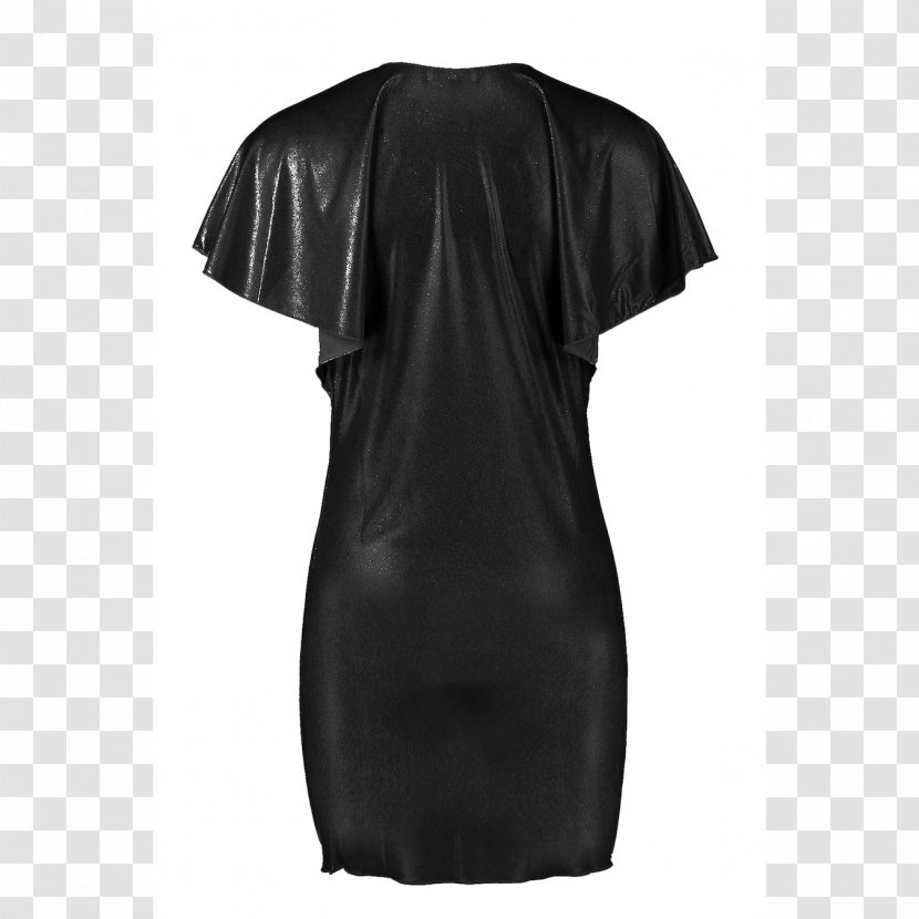 Shoulder Little Black Dress Satin M - Neck Transparent PNG