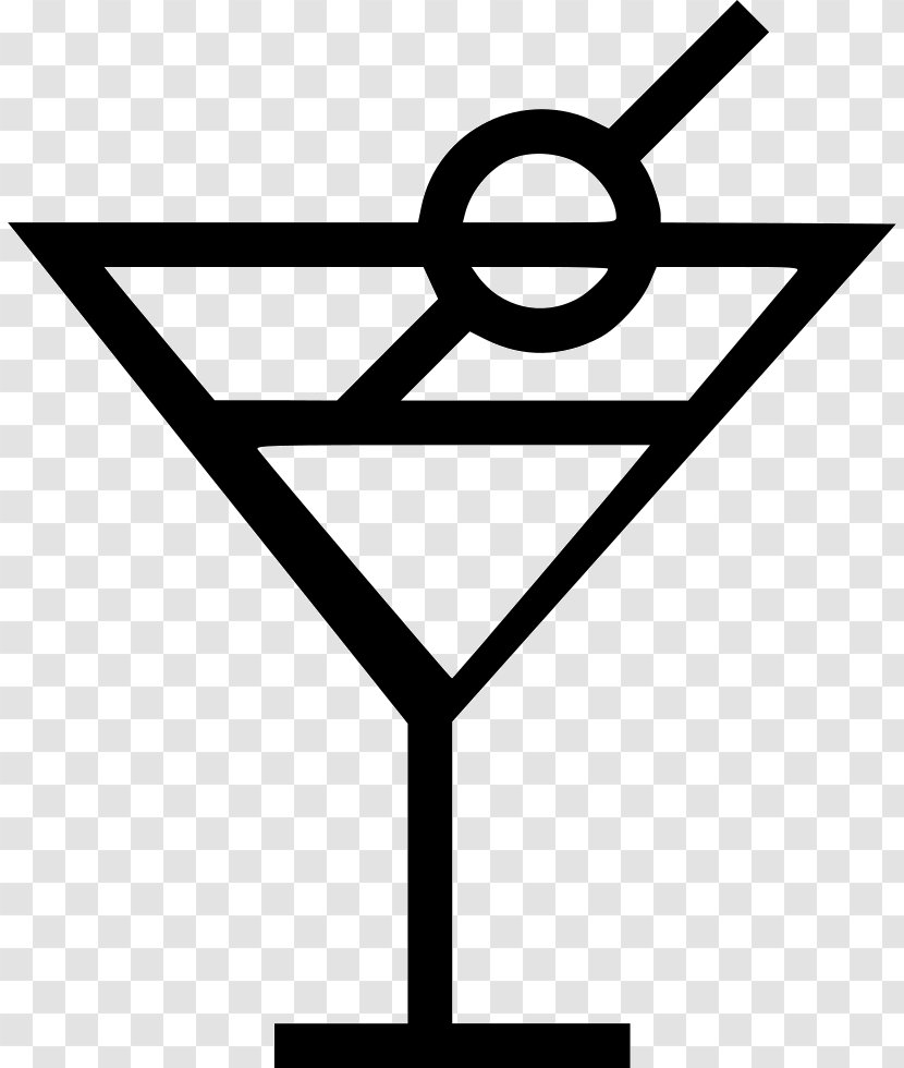 Cocktail Glass Martini Tequila Drawing - Line Art Transparent PNG