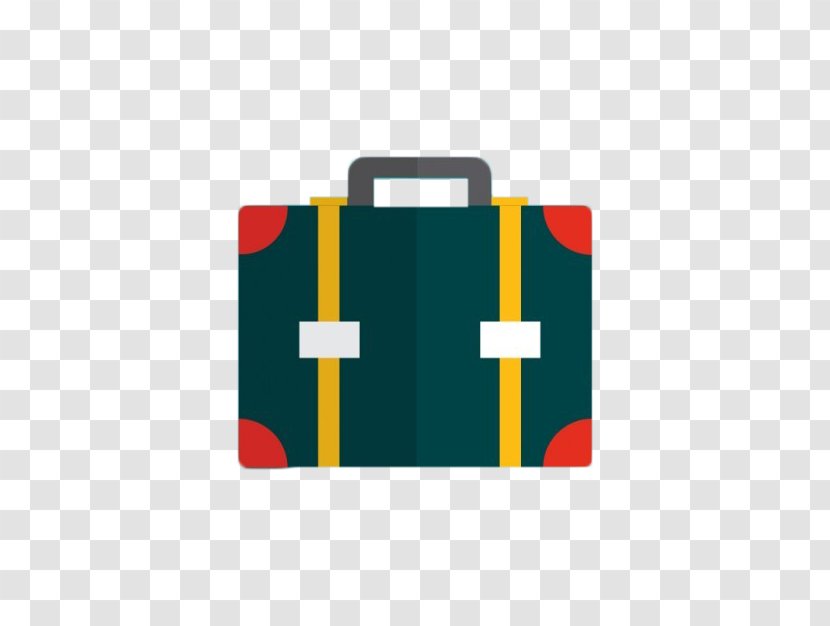 Travel Baggage - Vacation - Simple Cartoon Hand Luggage Transparent PNG
