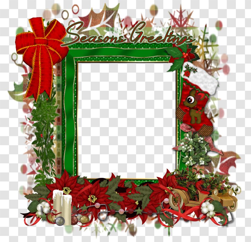 Christmas Ornament Picture Frames - Flowering Plant Transparent PNG