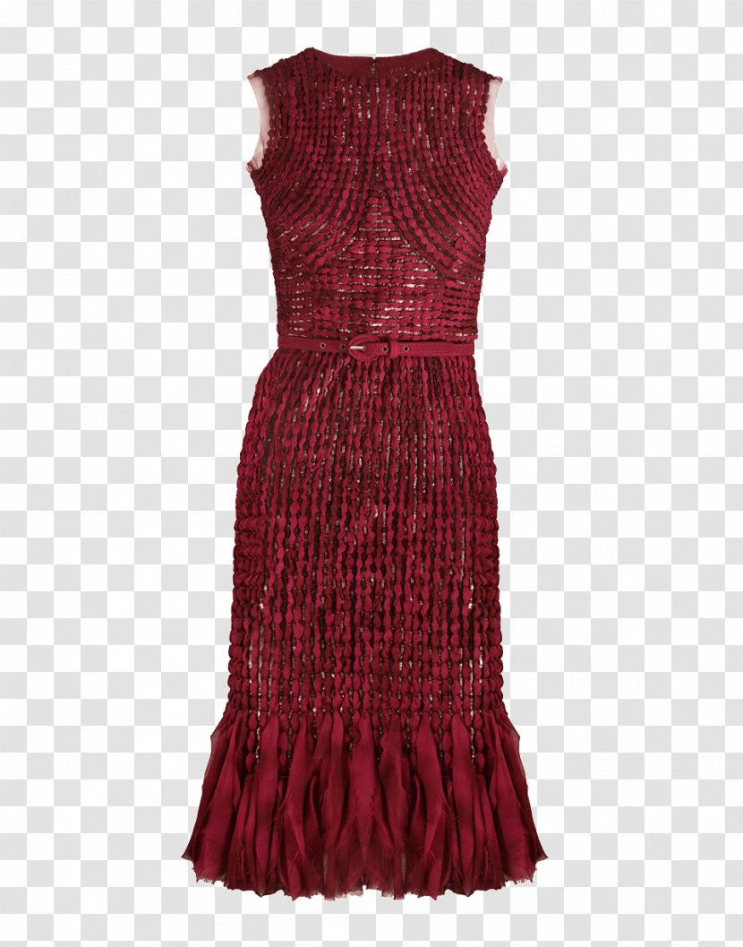 Dress Bridegroom Mother Maroon - Chiffon Transparent PNG