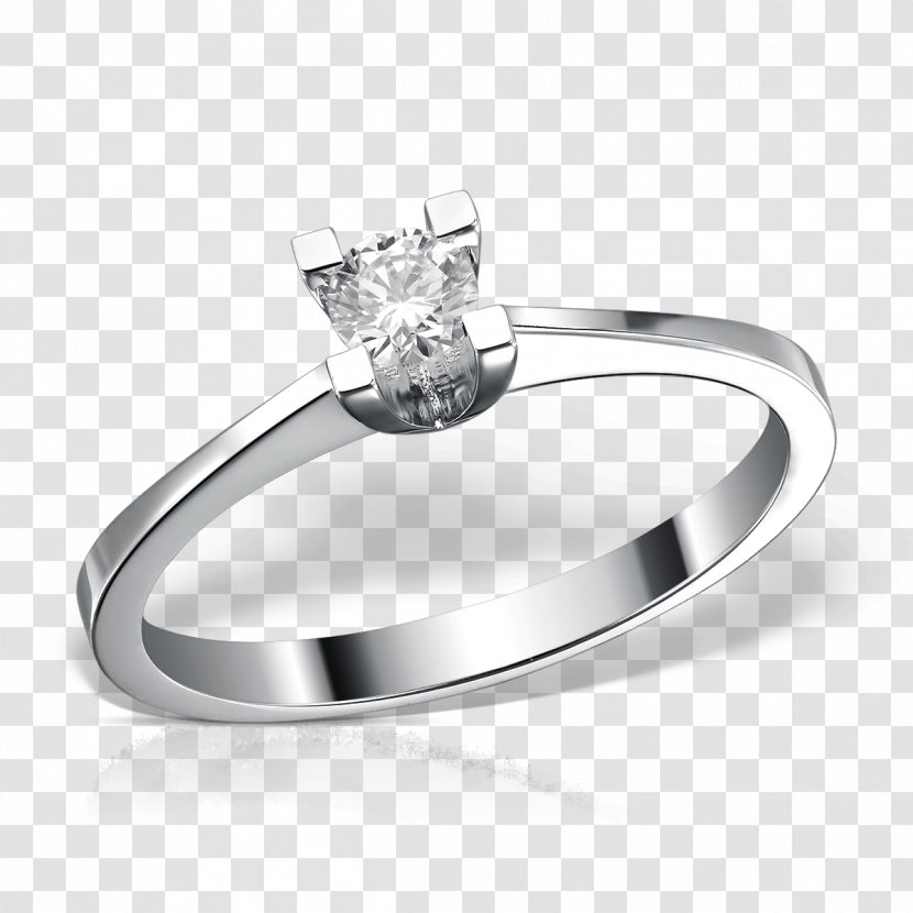 Wedding Ring Silver - Ceremony Supply Transparent PNG