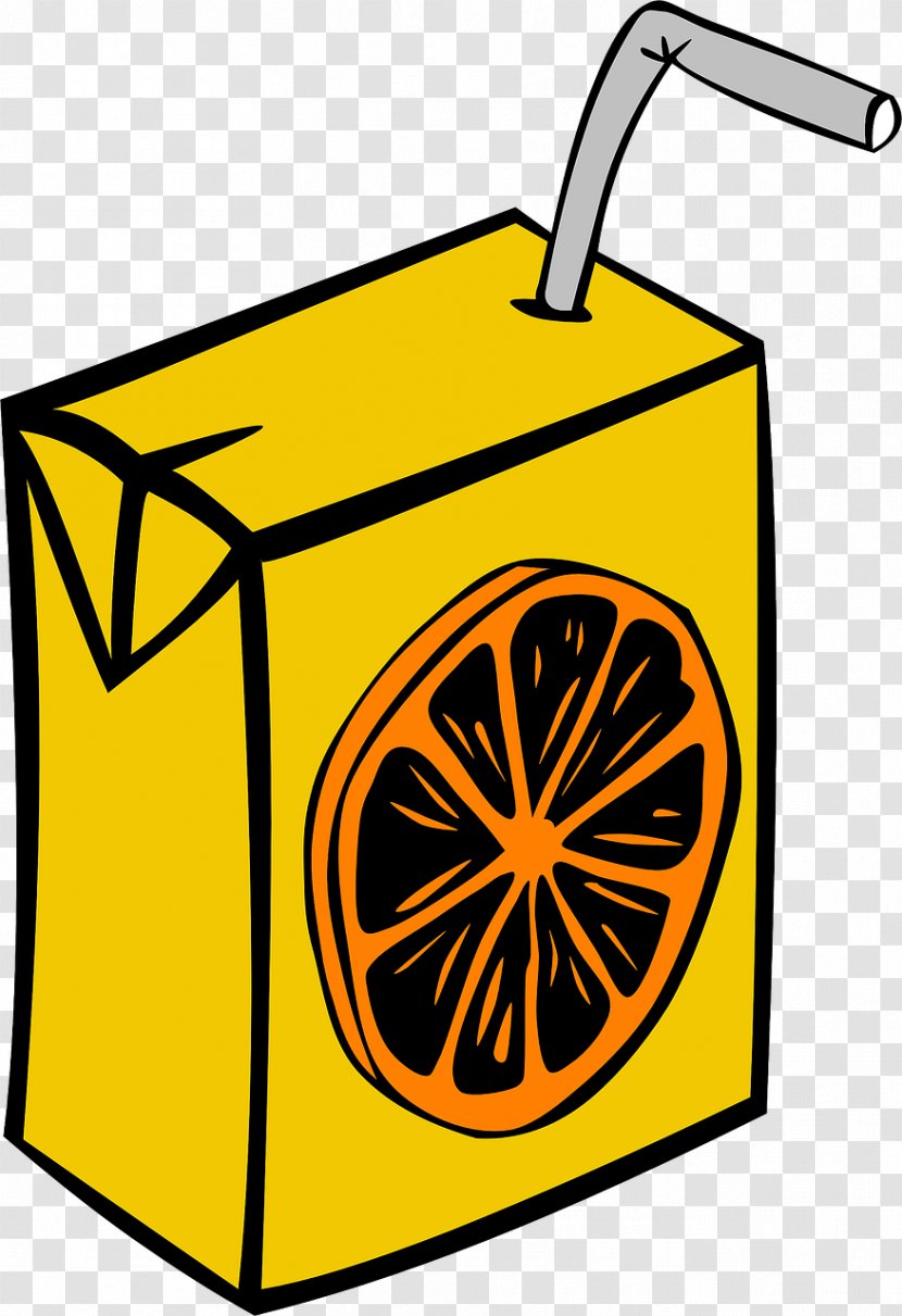 Orange Juice Apple Clip Art Juicebox - Yellow Transparent PNG
